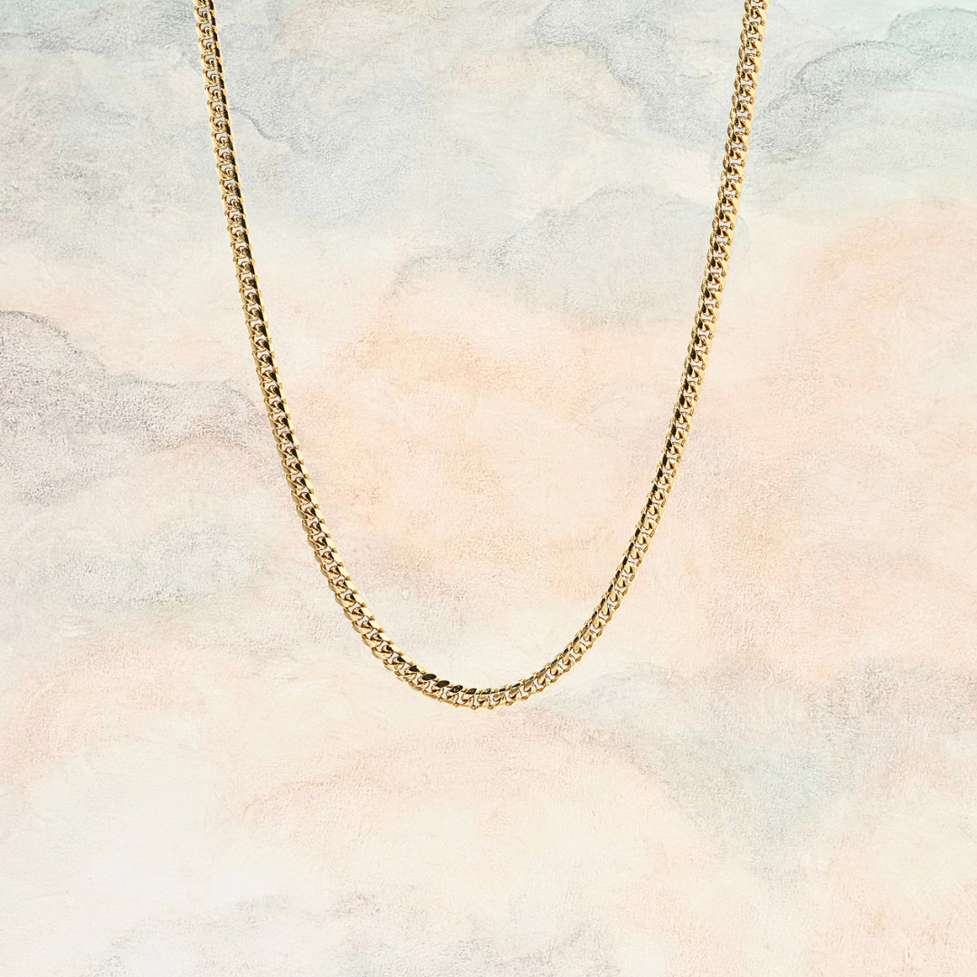 Maria, Vintage 2.75mm Weighted Cuban Chain (FINAL SALE)