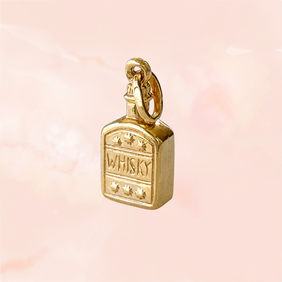 Whisky Business, Vintage Tiny Bottle of Whisky Charm