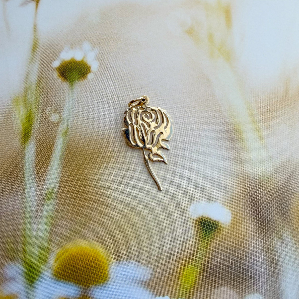 First Bloom, Vintage Rose Charm