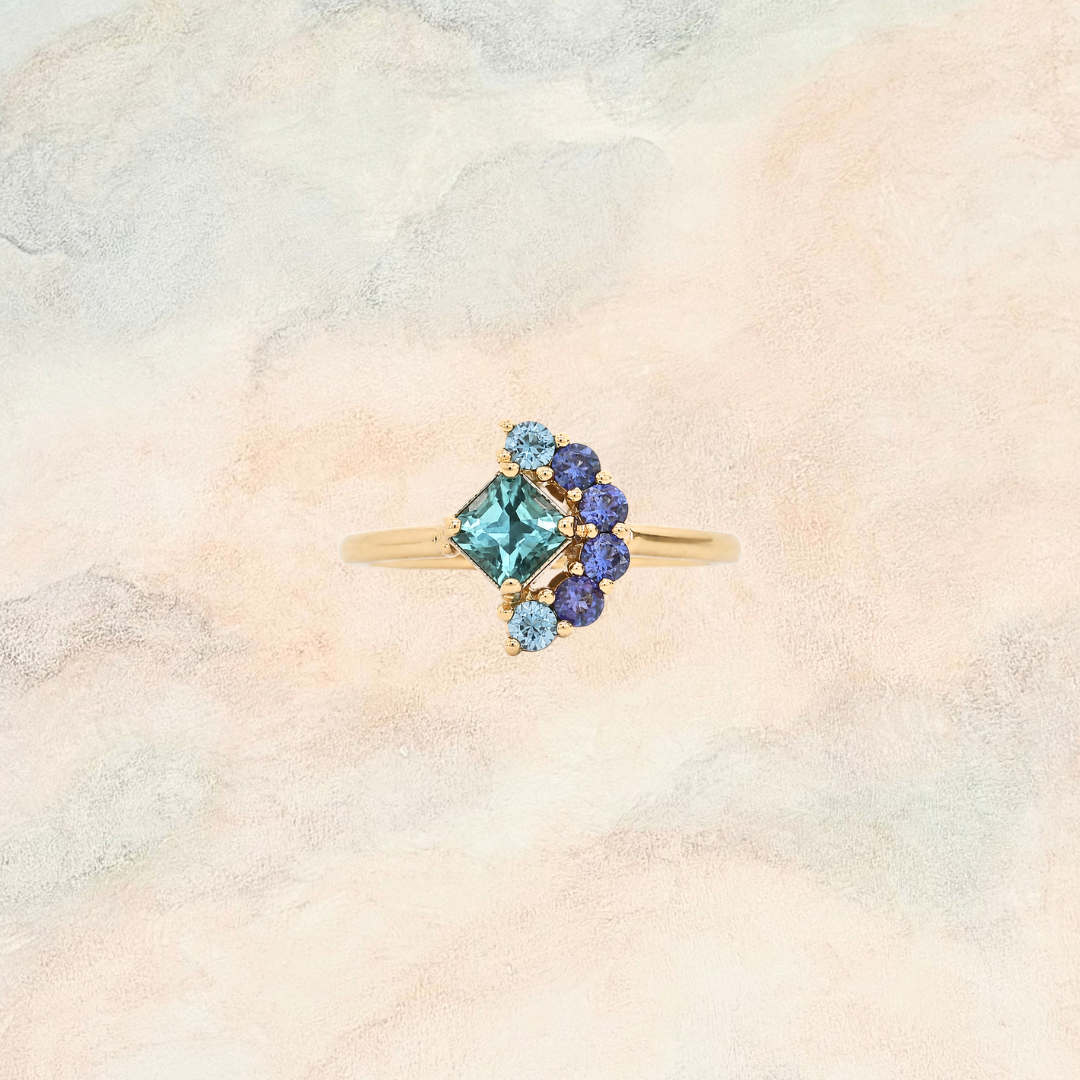 Penelope, Asymmetric Sapphire Ring