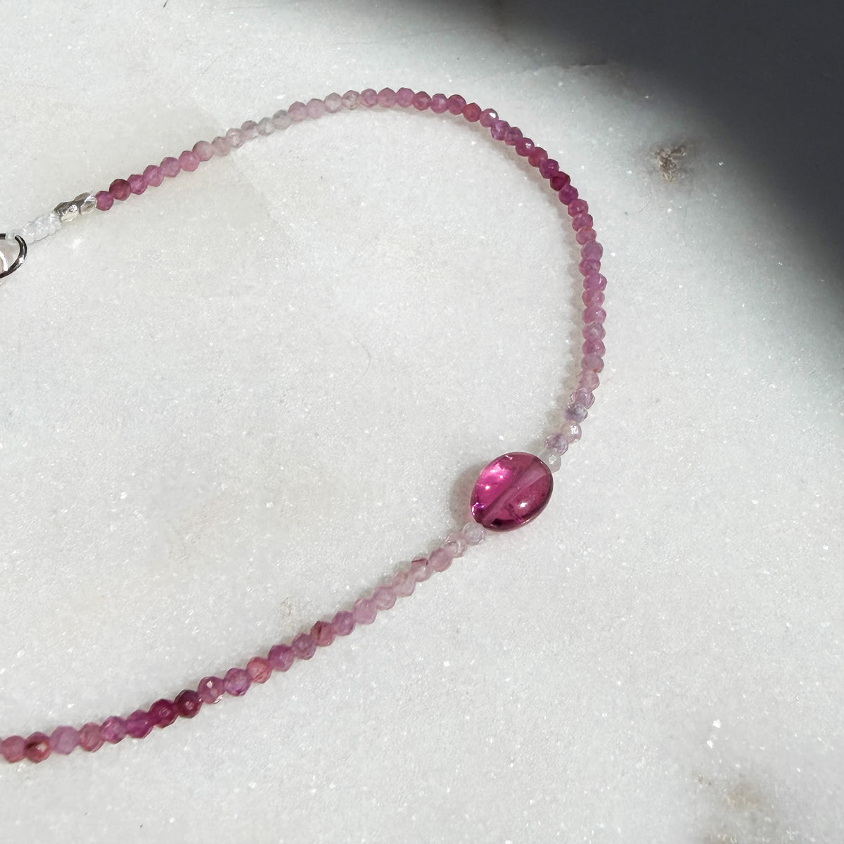 Piglet, Ombré Ruby & Tourmaline Bracelet