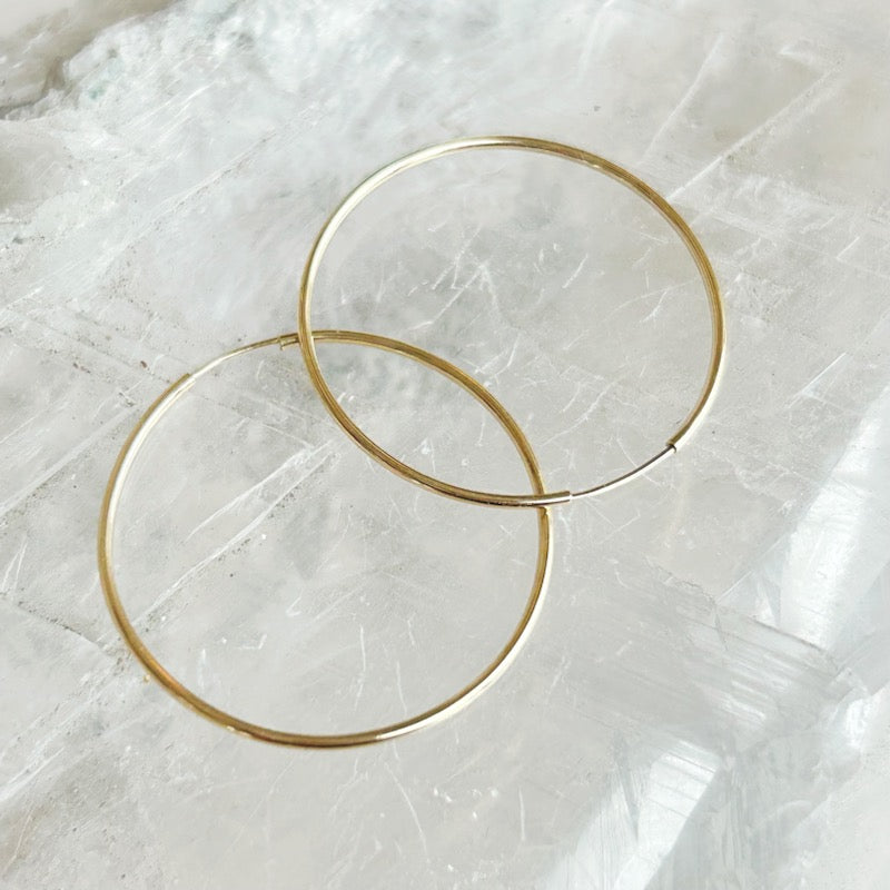 Medium Whisper Hoops