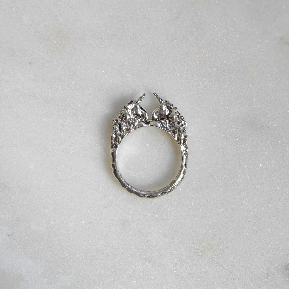 Never Ending Story, Sterling Silver Unicorns Ring