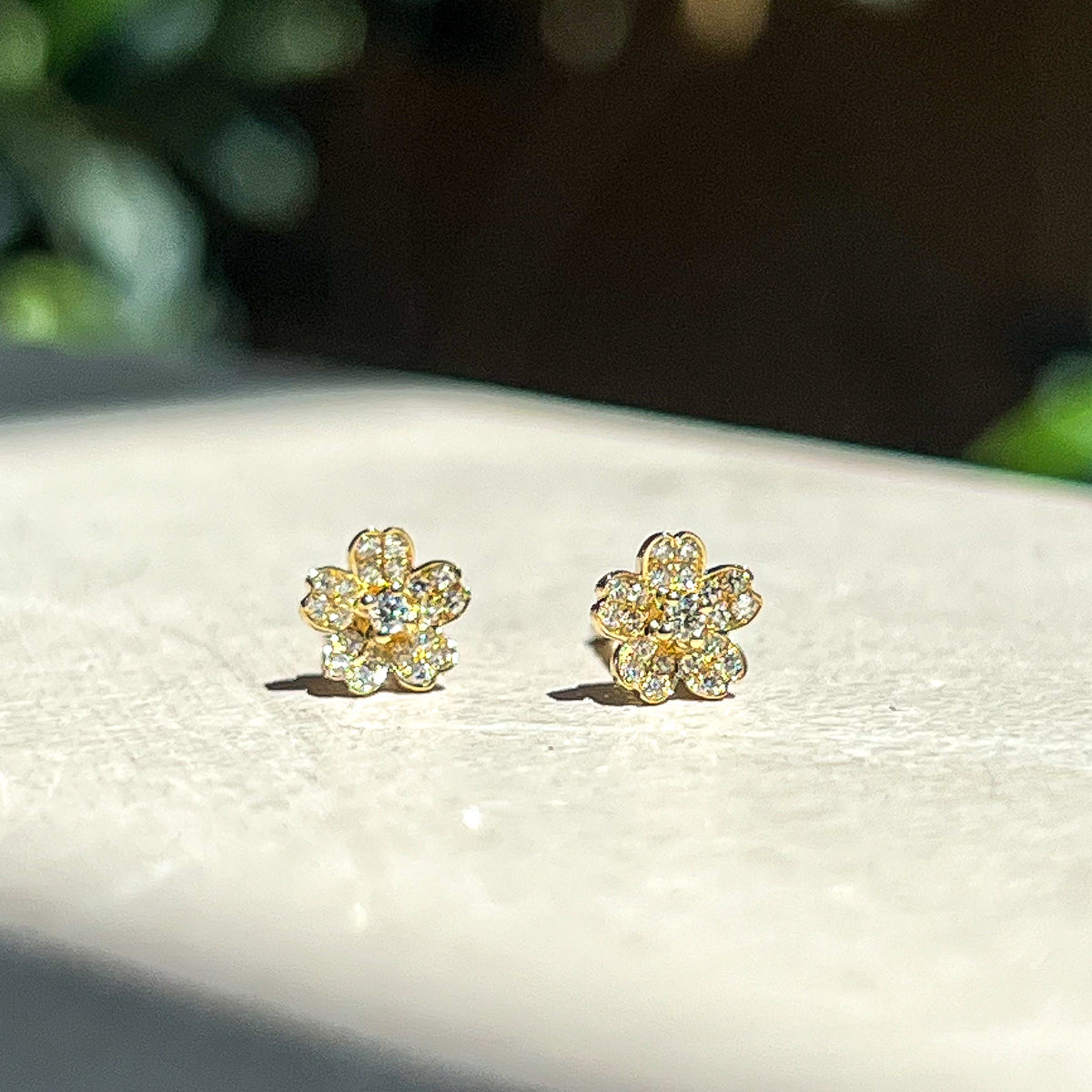 Sakura, Diamond Cherry Blossom Earring