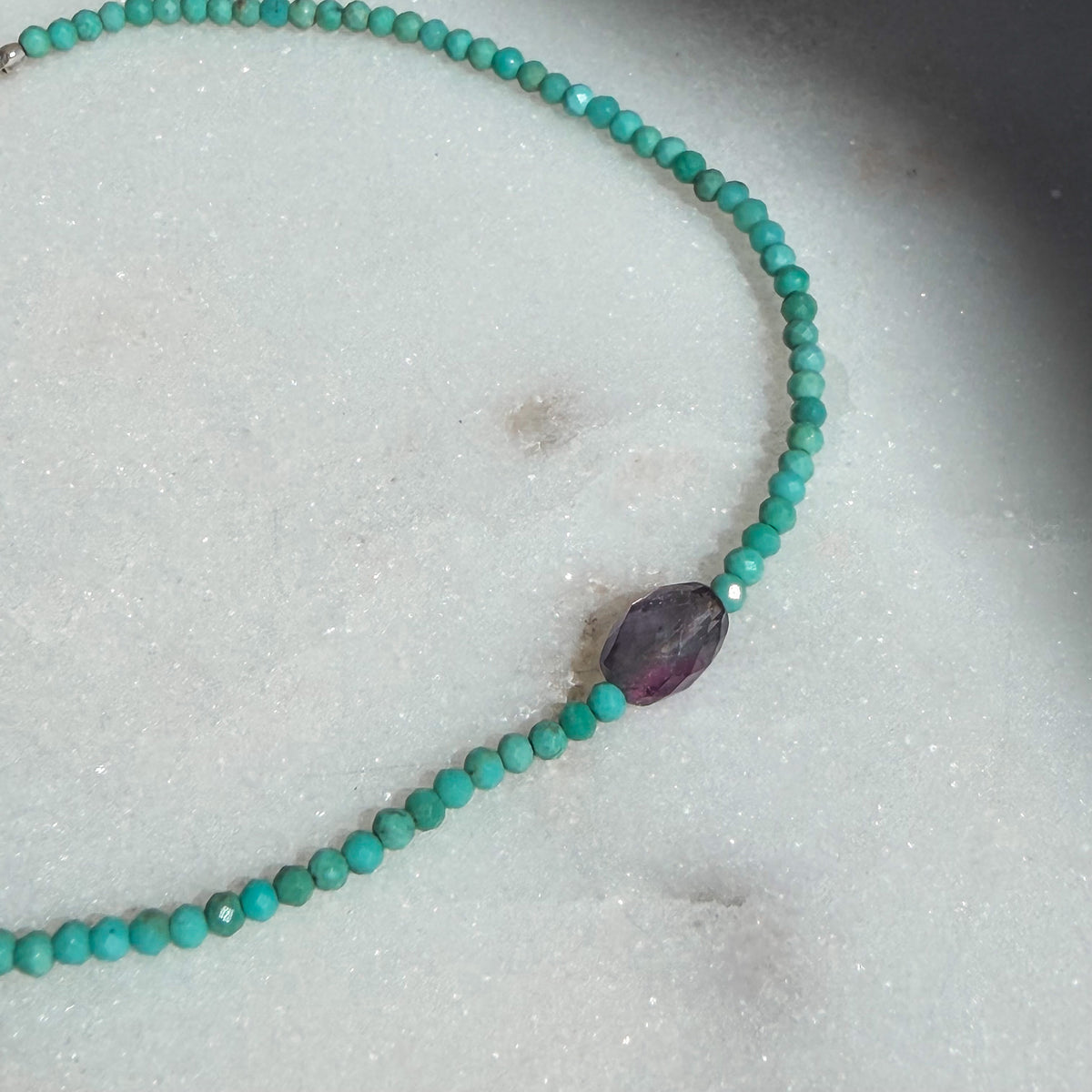 Man o' War, Turquoise & Tourmaline Bracelet