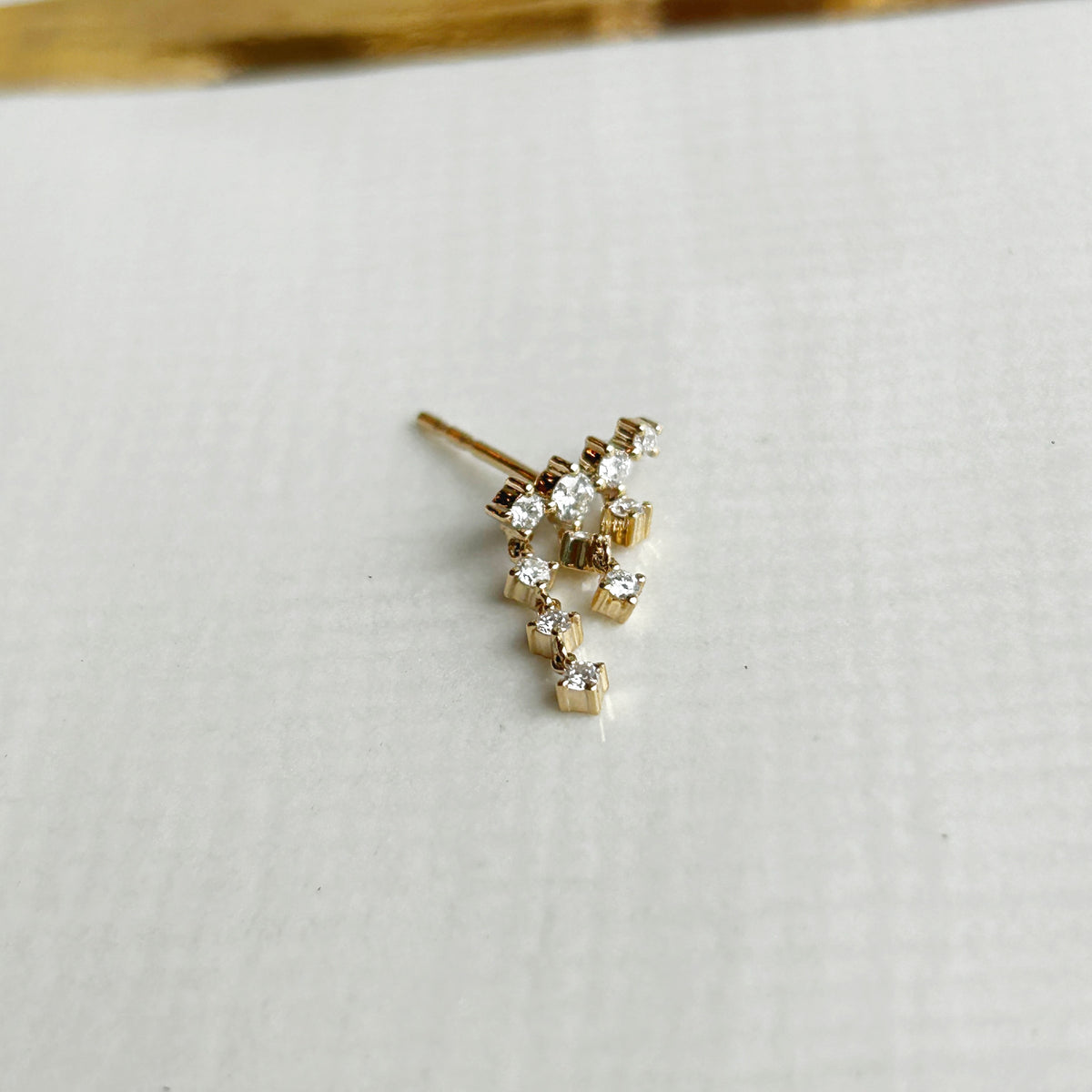 Cascade Diamond Drip Earring