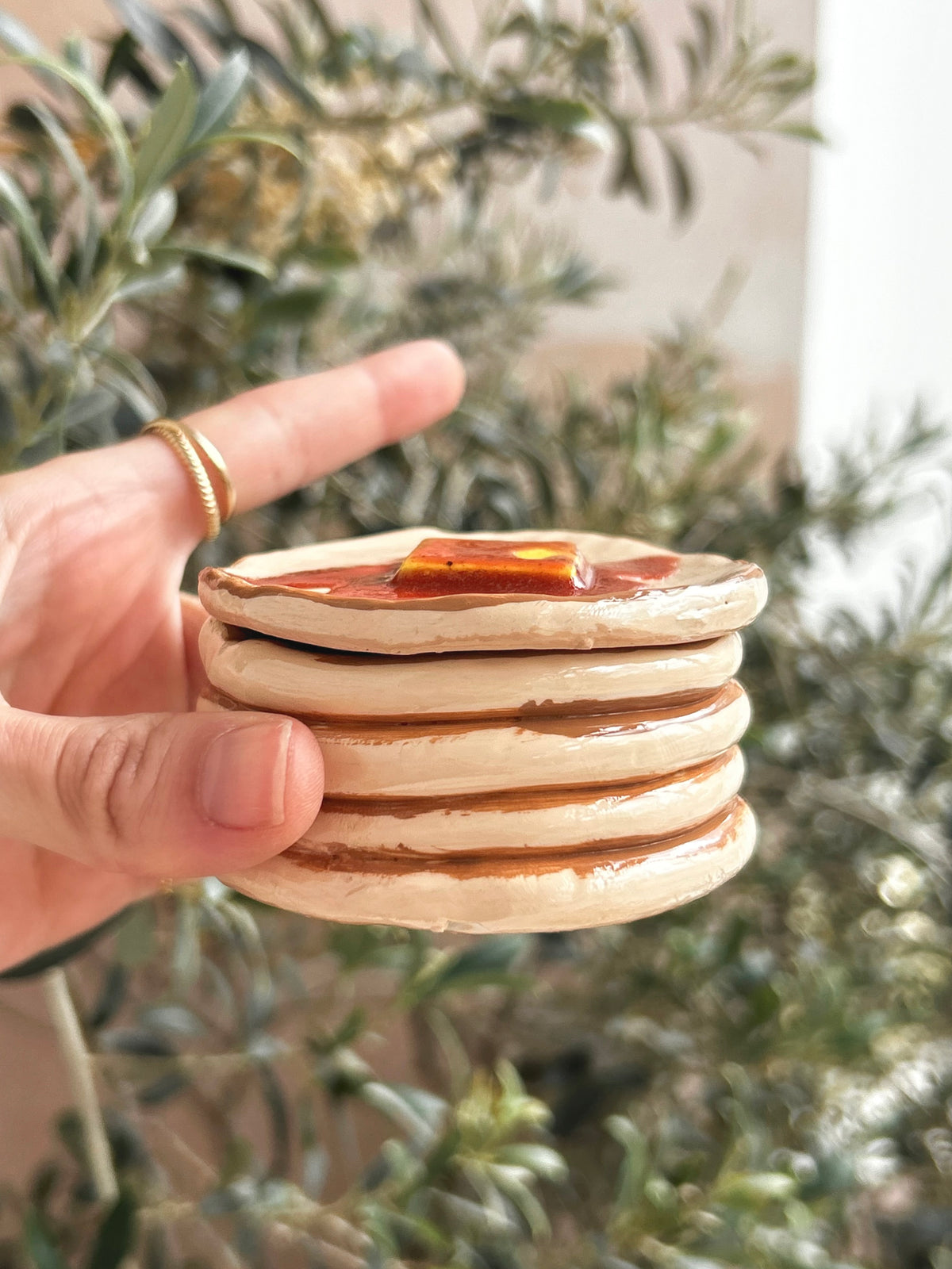 Pancake Trinket Jar