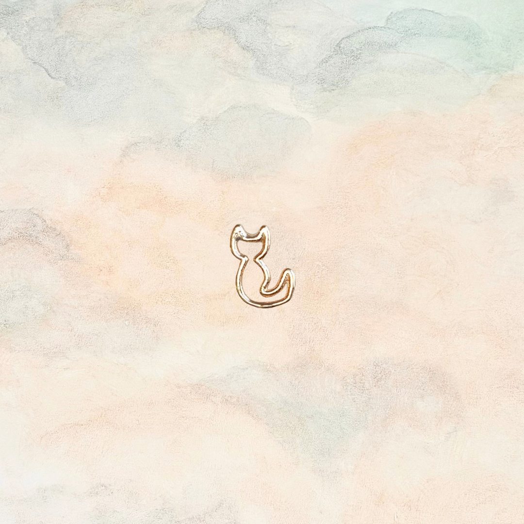 Le Chat, Gold Kitten Earring