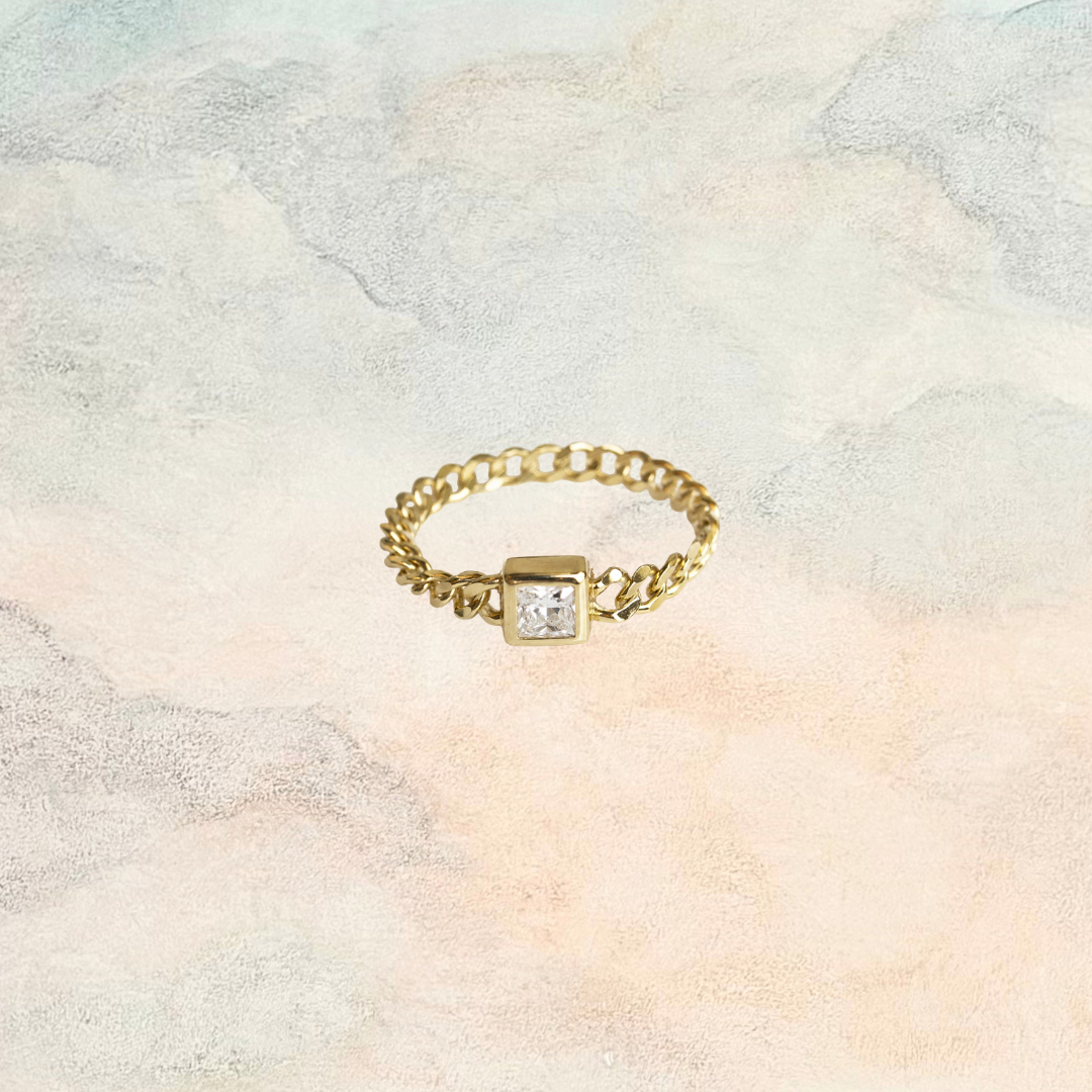 Jane, Lab Grown Diamond Chain Ring
