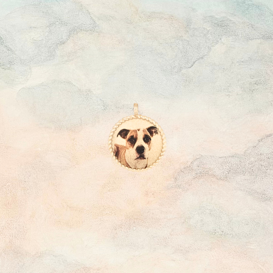 Mini Imperial Portrait Disc Pendant