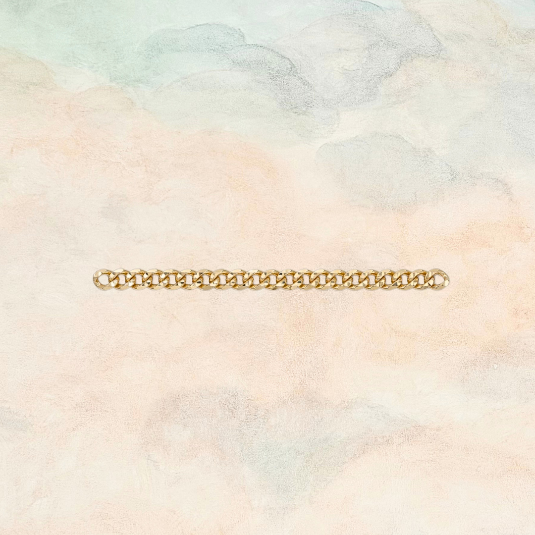 Geminus, Diamond Cut Earring Chain