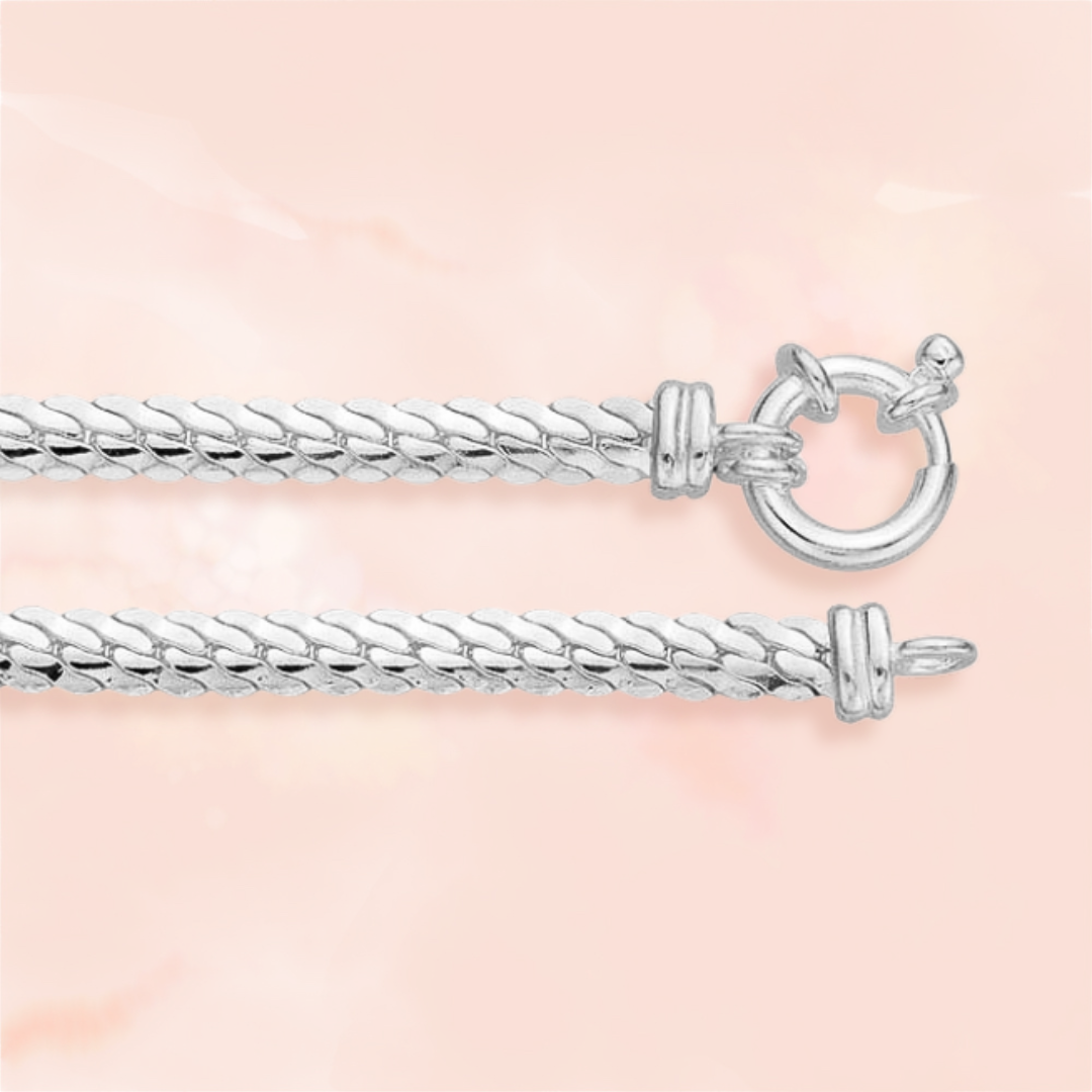 Arktis, Sterling Silver Oval Curb Chain