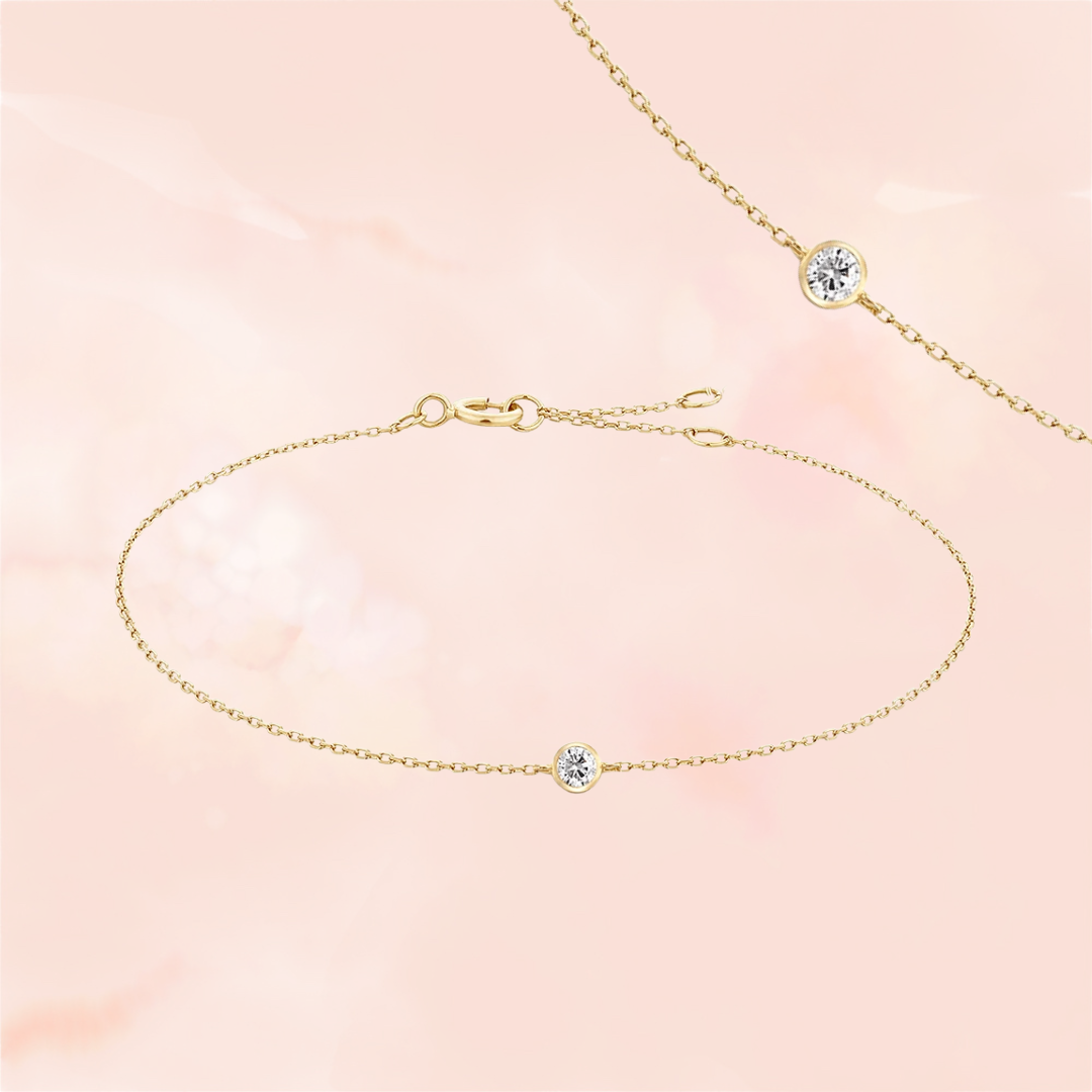 Emory, Solitaire Diamond Bracelet