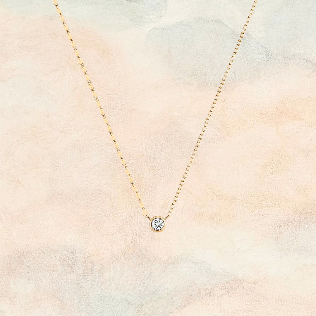 Gemini, Diamond Dual Chain Necklace