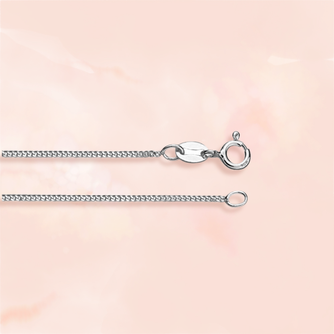 Kirby, Sterling Silver Micro Curb Chain
