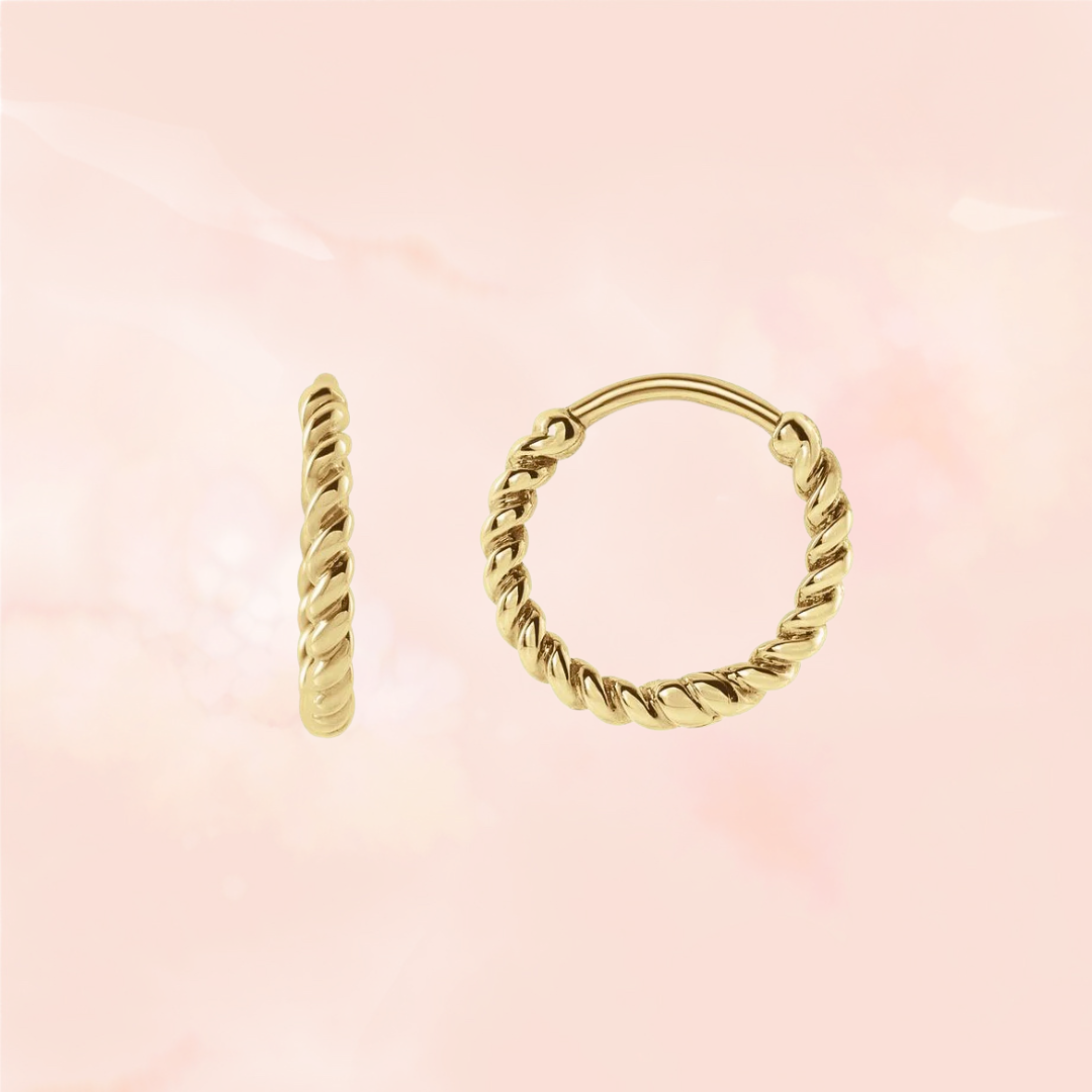 Tiny Twist Rope Huggie