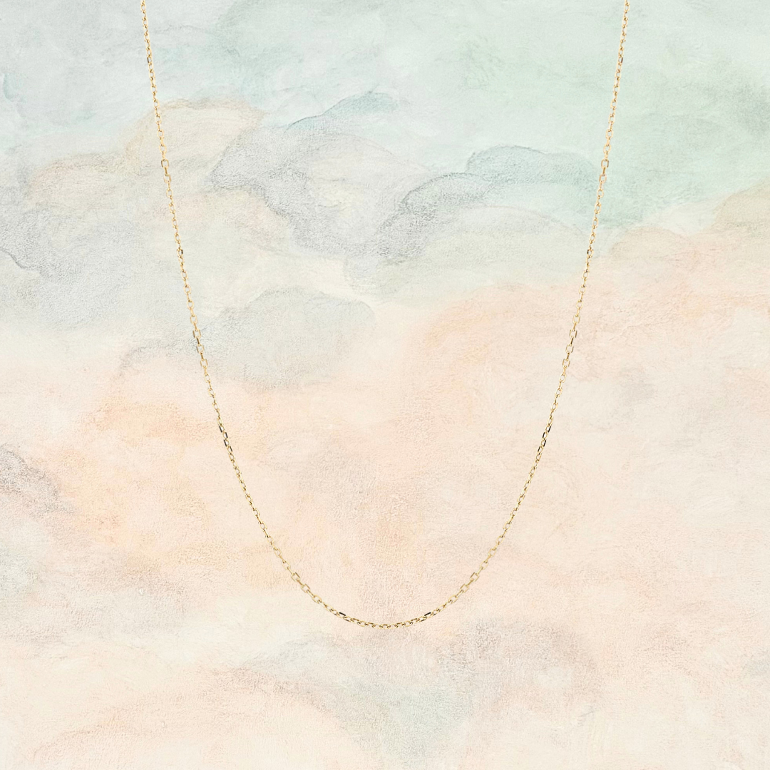 Featherlight, Ultra Thin Cable Chain Necklace