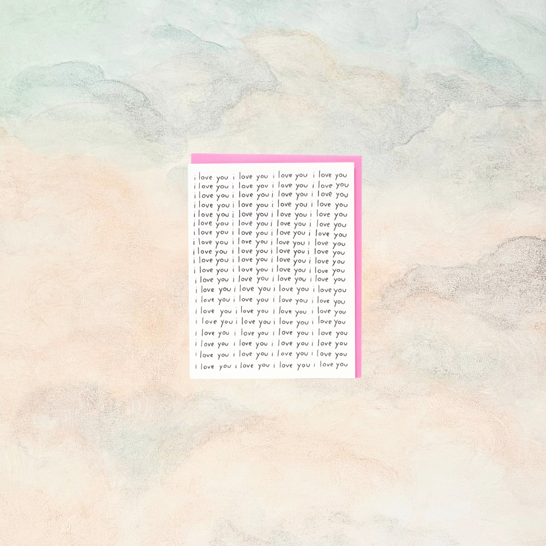 I Love You x a Million, Greeting Card