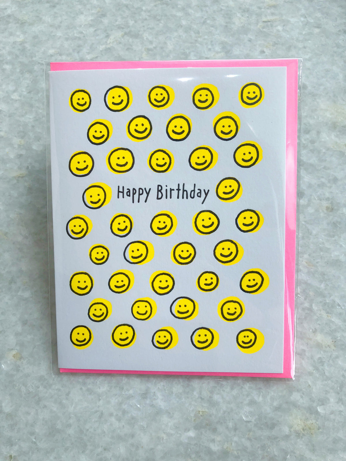 Happy Birthday Smiley Face Card