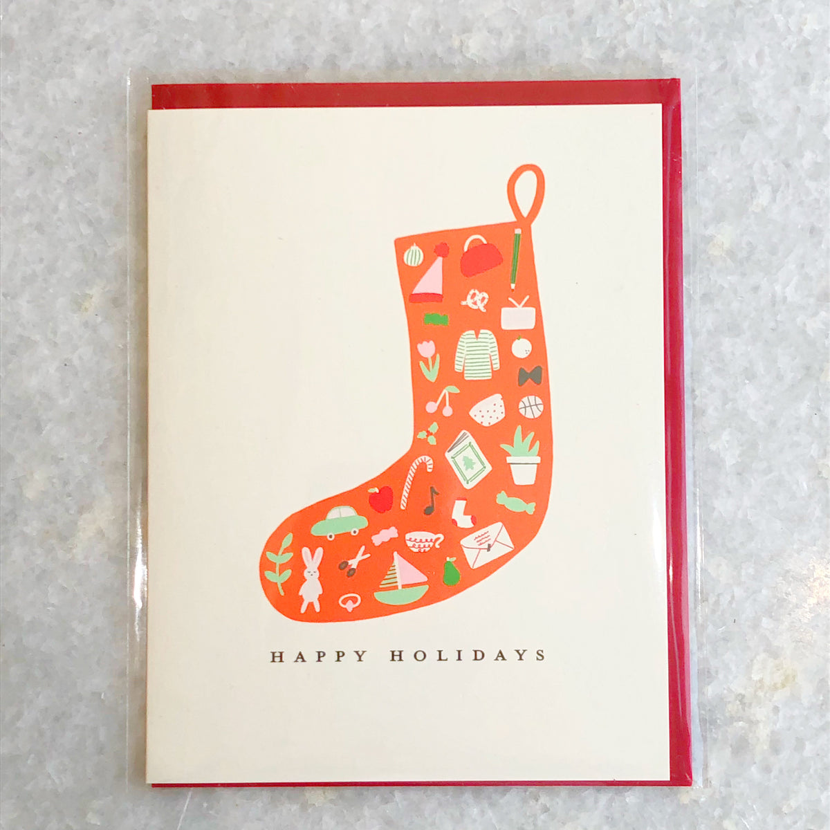 Stocking Happy Holidays Card